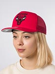 Бейсболка MITCHELL NESS арт. HT8032-CBURED1 Chicago Bulls NBA (красный)
